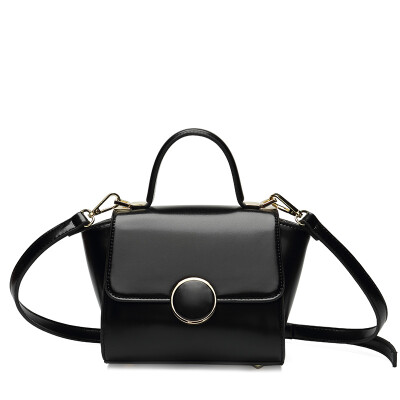 

Langsha LangSha handbag ladies shoulder bag package Europe and the United States trend of women's bags simple fashion Messenger bag L1395-1Y caramel color