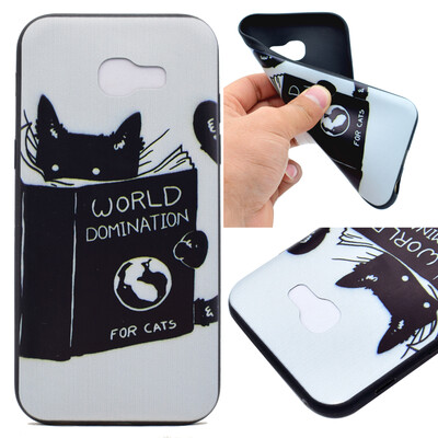 

Cat Pattern Soft Thin TPU Rubber Silicone Gel Case Cover for Samsung Galaxy J7 2017/J710