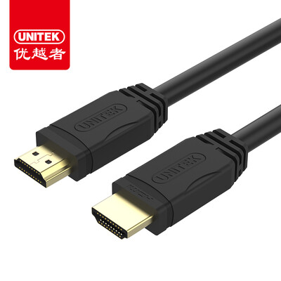 

(UNITEK) hdmi line 1080P цифровая линия высокой четкости 20 метров компьютерное телевидение 3D видео-линия ноутбук компьютер проектор дисплей кабель черный Y-C144