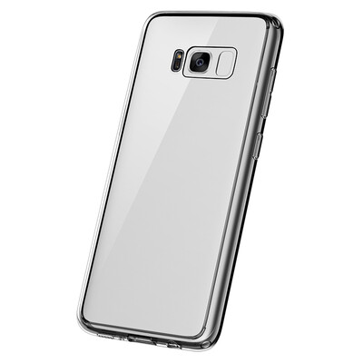 

Locke ROCK Samsung S8 phone shell protective cover series of soft&hard shell S8 thin sets through black