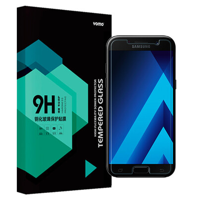 

YOMO Samsung Galaxy A3 2017 tempered film phone film protective film scratch-proof glass film non-full-screen coverage -0.3mm