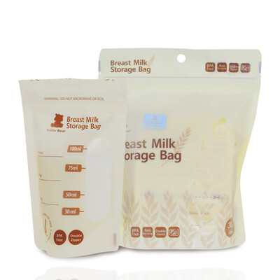 

Snow bear breast milk storage bag