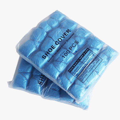 

Eva Love Thickening Plastic Wear-resistant Anti-slip Waterproof Indoor Anti-fouling Dustproof disposable shoe cover 100 pcs