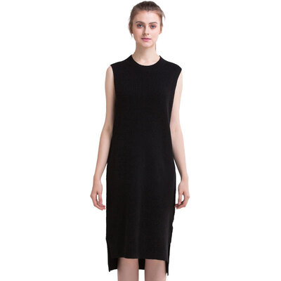 

UR youth women solid color simple wild fashion wool woven dress YU35R9FN2001 in the gray M