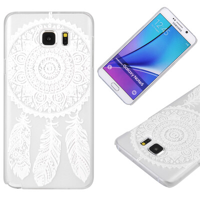 

Feather flower Pattern Soft Thin TPU Rubber Silicone Gel Case Cover for SAMSUNG Galaxy note 5