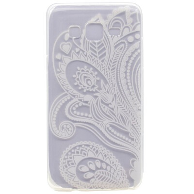 

Half flower Pattern Soft Thin TPU Rubber Silicone Gel Case Cover for Samsung GALAXY On5