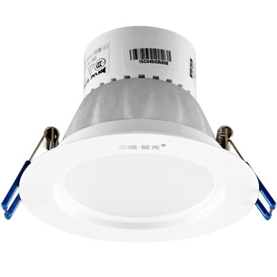 

Jingdong Supermarket three male aurora interplanetary led downlight 5W3 inch embedded lamp hole lamp hole opening about 100MM 4000K warm white light
