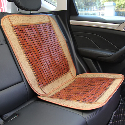 

Car Buddy companion car seat carbonized mahjong bamboo seat cushion car three sets of summer cool pad Office seat sofa cushion wide side linen hot flower HQ-ZD