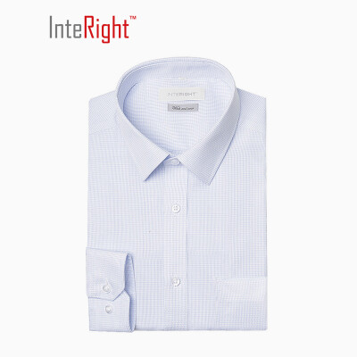 

INTERIGHT upgrade free iron business men long sleeve shirt