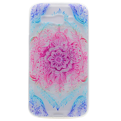 

Magic flower Pattern Soft Thin TPU Rubber Silicone Gel Case Cover for Alcatel One Touch Pop C9