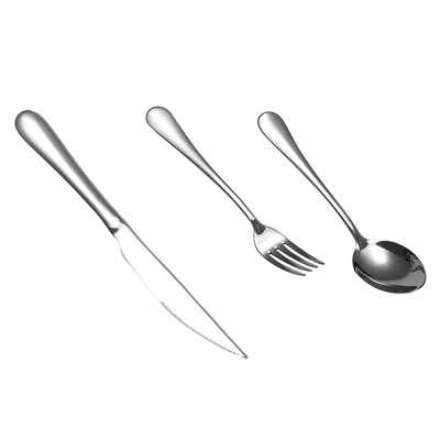 

Jia Bai knife&fork spoon sets of stainless steel knife&fork spoon three sets of steak sets of knife