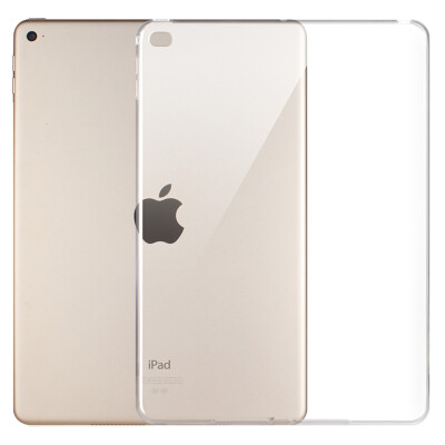 

BIAZE Apple iPad Air2 Case iPad6 Silicone Case Lightweight Lightproof Transparent Soft Shell Refreshing Series PB05-Clear White