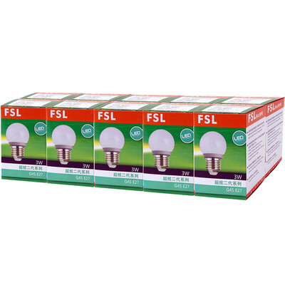 

Jingdong supermarket Foshan lighting FSL LED bulb energy-saving light bulb big mouth 5W warm white 3000KE27 Hyun silver 10 loaded