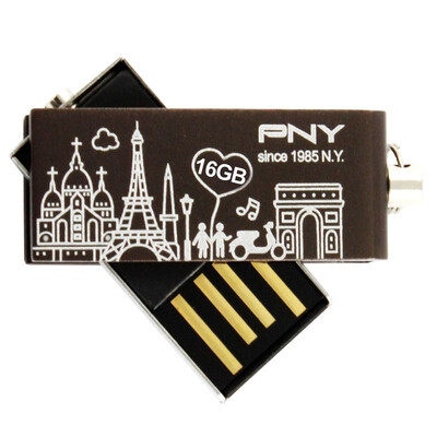 

PNY (PNY) У диска твин диска 16G (сливочный мокко)