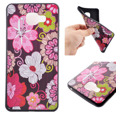 

Color flowers Pattern Soft Thin TPU Rubber Silicone Gel Case Cover for Samsung Galaxy A5 2016A510