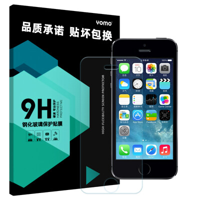 

Yomo компании Apple iPhone5 / 5S / SE стали взрывозащищенные мембрана мобильный телефон фильм скретч защитная пленка 0.2mm