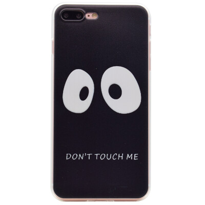 

Do not touch me Pattern Soft Thin TPU Rubber Silicone Gel Case Cover for IPHONE 7 Plus