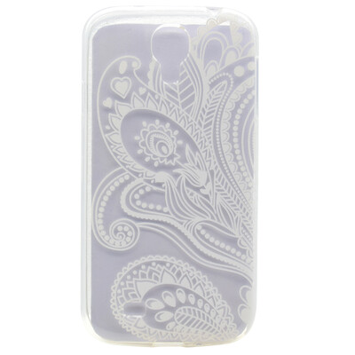 

Half flower Pattern Soft Thin TPU Rubber Silicone Gel Case Cover for Samsung GALAXY S4