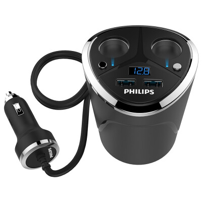 

Philips (PHILIPS) Car Charger Car Charger / Cigarette Lighter One Drop Two DLP2029 Dual USB Output Voltage Monitoring Independent