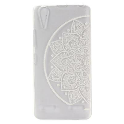 

Flower of semicircle Pattern Soft Thin TPU Rubber Silicone Gel Case Cover for Lenovo K3Lemon K30