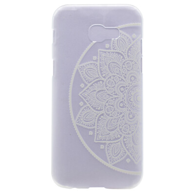 

Flower of semicircle Pattern Soft Thin TPU Rubber Silicone Gel Case Cover for Samsung Galaxy A3 2017A320
