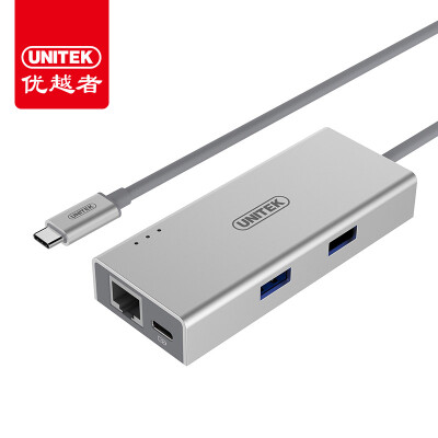 

UNITEK usb-c Splitter Type-C Ethernet Converter Docking Station Apple Notebook MacBook Pro Cable Interface Hub Adapter Y-9106SL