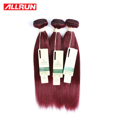 

Peruvian Virgin Hair Straight 99J Straight Human Hair Weave 3 Bundles Burgundy Peruvian Straight Virgin Hair Soft Hair