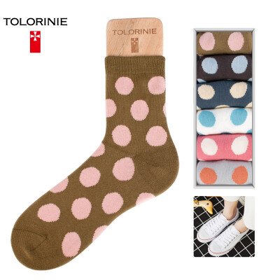 

Jingdong supermarket] TOLORINIE casual socks organic cotton pregnant women loose socks cotton socks K7633M0010 [4 double