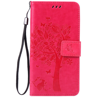 

Rose Tree Design PU Leather Flip Cover Wallet Card Holder Case for SONY Z4