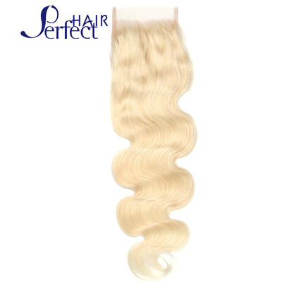 

Unprocessed Blonde Hair Cheap Brazilian Virgin Hair With Closure 8A Human Hair Body Wave Platinum Hair With Lace Closure