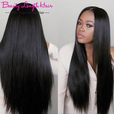 

Brazilian straight virgin hair 1piece/lot #1B Mink Brazillian Hair Weave Bundles Beauty Length Hair