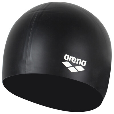 

Aurora (allna) swimming cap Jingdong self-silicone waterproof high elastic comfort swimming cap large men and women general long hair ear ACG210-BLK black