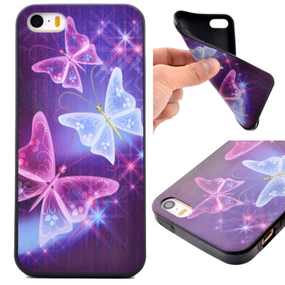 

Star Butterfly Pattern Soft Thin TPU Rubber Silicone Gel Case Cover for IPHONE 5/5S/5SE