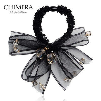 

Chimera (CHIMERA) hair ornaments headdress starfish night butterfly knot circle rope black