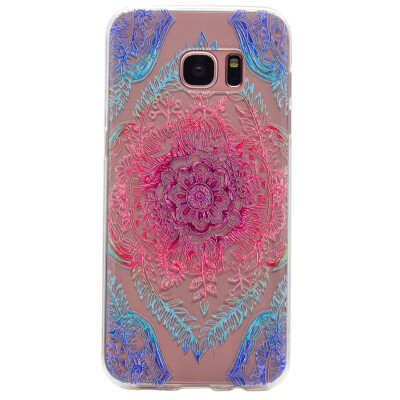 

Magic flower Pattern Soft Thin TPU Rubber Silicone Gel Case Cover for Samsung GALAXY S6 Edge