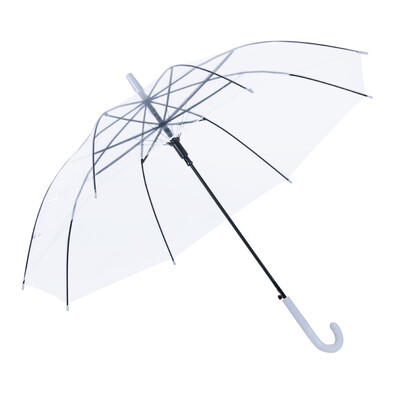 

Parkson umbrella long handle transparent umbrella thickened black&white with boys&girls with large lovers umbrella 7001 black handle large