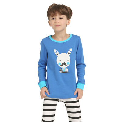 

VIV & LUL Children's Underwear Men's Cotton Winter Underwear Set DV418320 Dark Blue 130cm