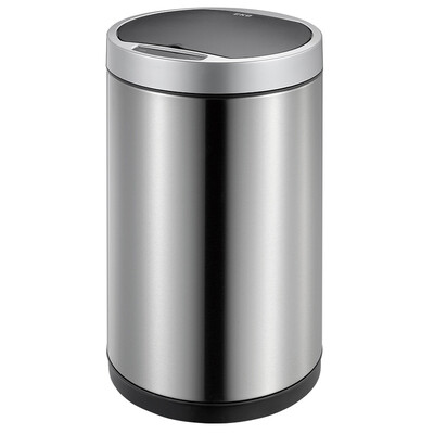 

EKO rechargeable induction trash cans household stainless steel intelligent electric trash cans 9285MT sand steel 9L
