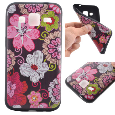 

Color flowers Pattern Soft Thin TPU Rubber Silicone Gel Case Cover for Samsung Galaxy Core Prime G360