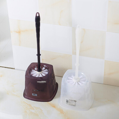 

Jingdong supermarket Long Shida LONGSTAR toilet brush toilet brush with a base toilet brush set bathroom rack LJ-0217 simple white