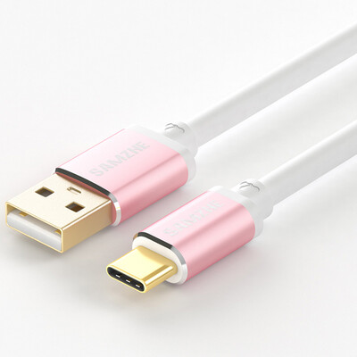 

Shanze (SAMZHE) Type-C data cable USB2.0 Andrews charging line fast charge line support millet 5 / 4C music as Huawei P9 / P10 rose gold 2 meters LC-200C
