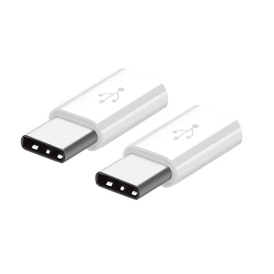 

Wings of bees Micro USB to Type-C Adapter White 2-pieces