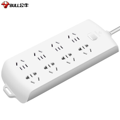 

Bull BULL GN-B2080 new national standard socket plug board row row patch wiring board drag line board 8 total control length of 18 meters