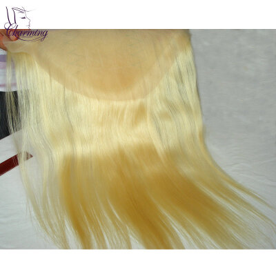 

Charming Hair Blonde Lace Frontal Free Part Ear To Ear Virgin Brazilian Lace Frontal Closure 13*6 613 Lace Frontal Hair Piece