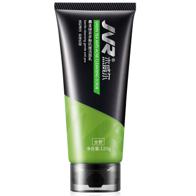 

JVR мужчины полифенолы зеленого чая Акне Cleanser 120g (очищение отшелушивающие контроль акне масло моющее средство)