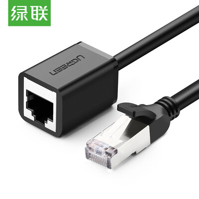 

Green Alliance UGREEN RJ45 cable extension cable CAT6 cable 2 meters six male&female network extension 6 kinds of pure copper Gigabit broadband network direct line cable 11281