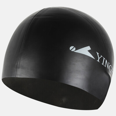 

YINGFA (YINGFA) swimming cap male and female silicone comfortable to increase the long hair long ear protection shell swimming cap YF solid color silicone swimming cap 01 black