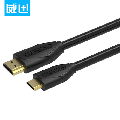 

Weining (VENTION) Мини-телевизор с кабельной камерой с плоским экраном версии 1.4 hdmi для мини-HD-кабеля черный 3 метра VAA-D02-B300