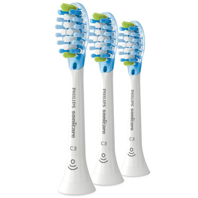 

Philips (PHILIPS) электрическая зубная щетка головы HX9043 / 15 Zhi Zhen чистой установки применимый стандарт три смарт-серии белый алмаз зубная щетка HX9924 / 22