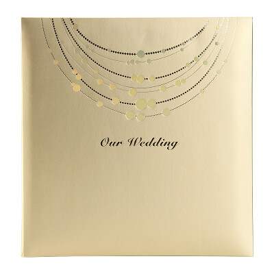 

NCL Nakabayashi gold necklace Japanese imported couples DIY laminating albums / wedding album / album WYB-71526-GD